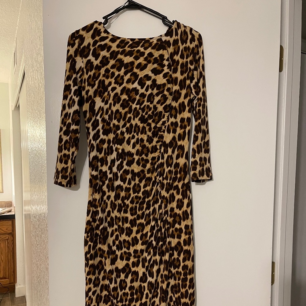 J.Lo Leopard Bodycon Dress